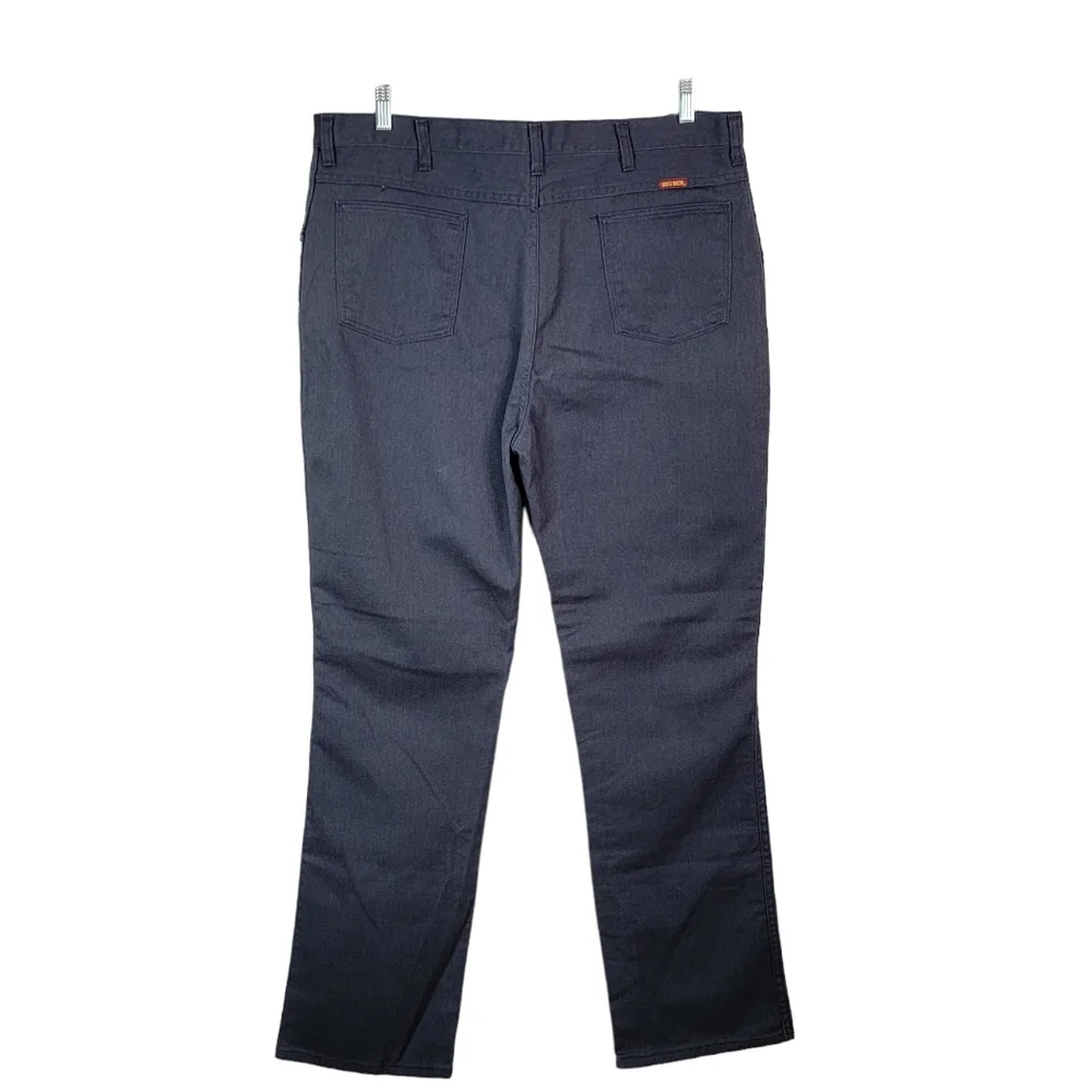 Big Ben Vintage Workwear Jobcore Heavy Canvas Dark Blue Work Pants Men's 40x34 - Picture 4 of 16